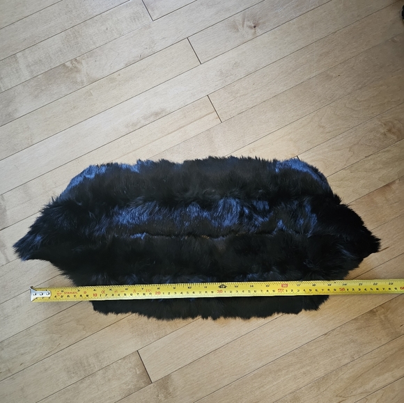 Rabbit fur infinity scarf - Picture 4 of 5